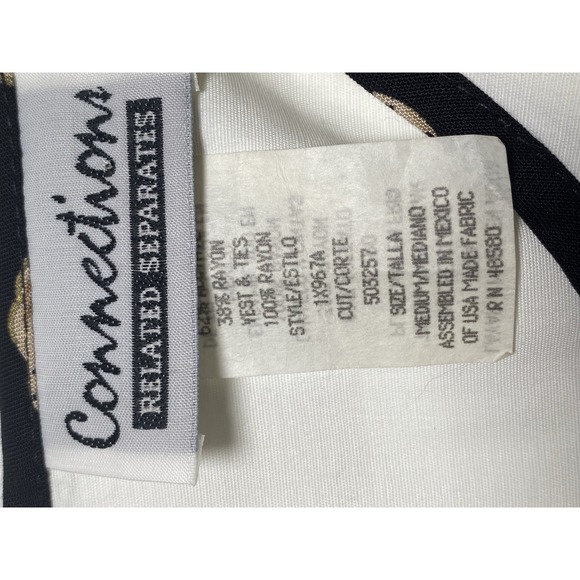 Connections Related Separates Womens 80's Vintage Shirt Size Medium Fly Girl Fun - Picture 10 of 12